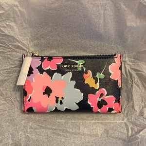 Kate Spade - Sylvia wildflower slim bifold wallet